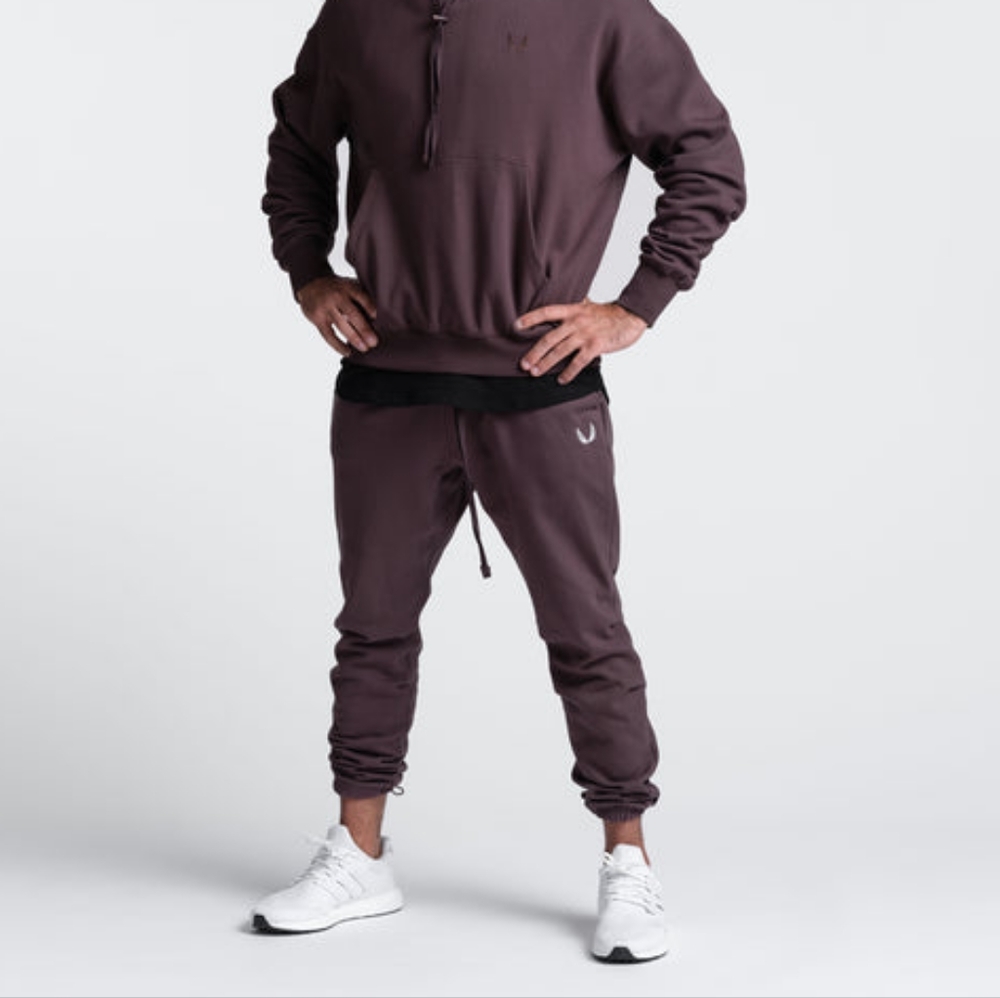 Asrv lightweight faded plum joggers